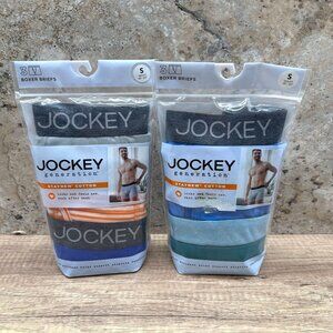 Lot Of 2 Packs Jockey Generation Boxer Briefs Mens Small Multicolor Stay Cool
